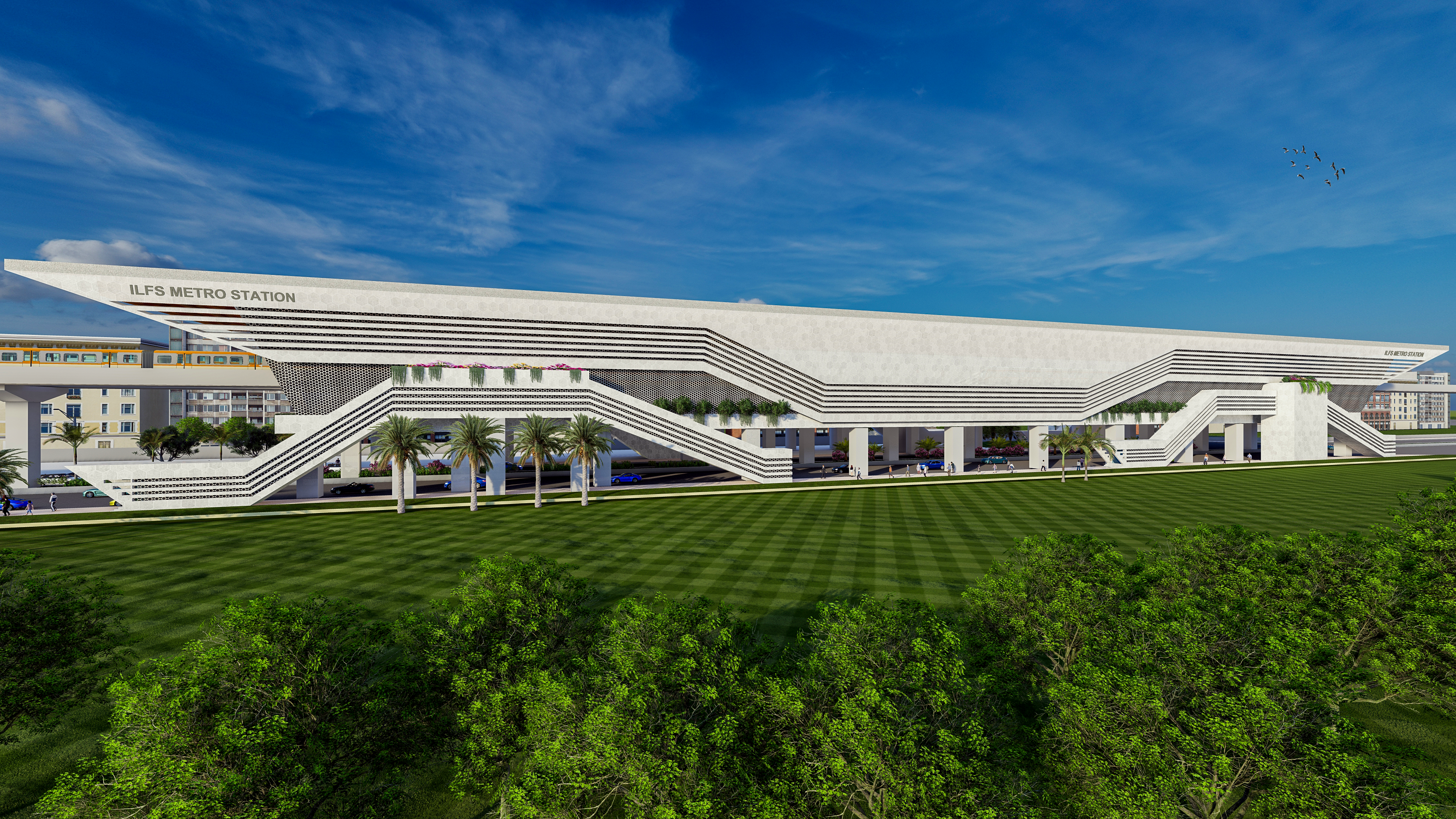 IL&FS Metro Station — view 2